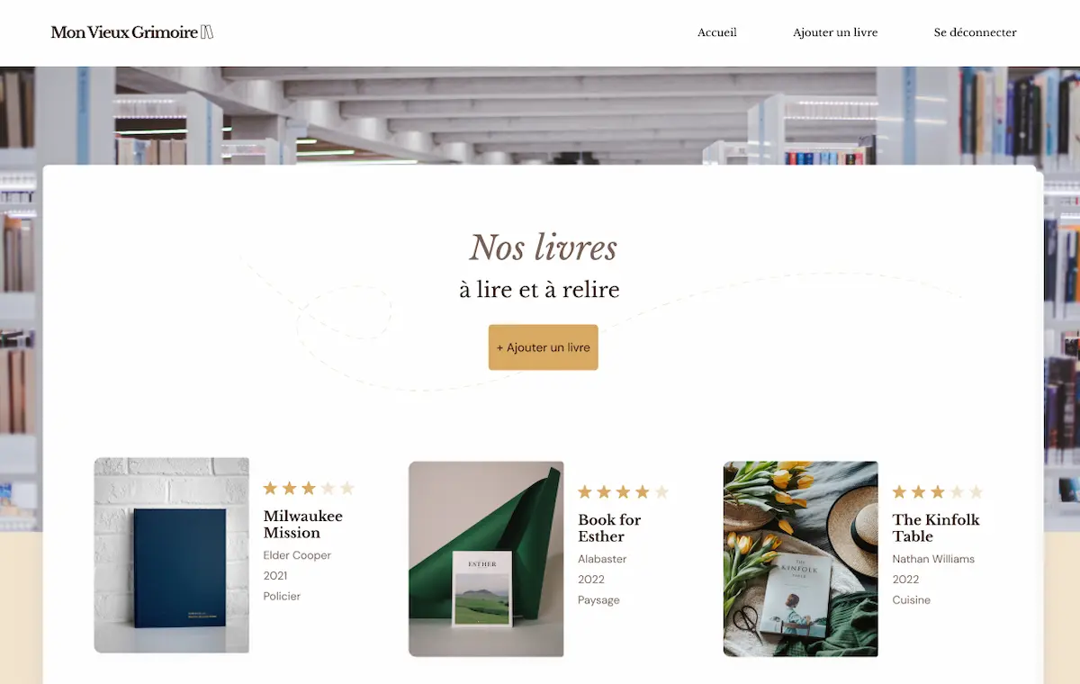 Image of Mon Vieux Grimoire project