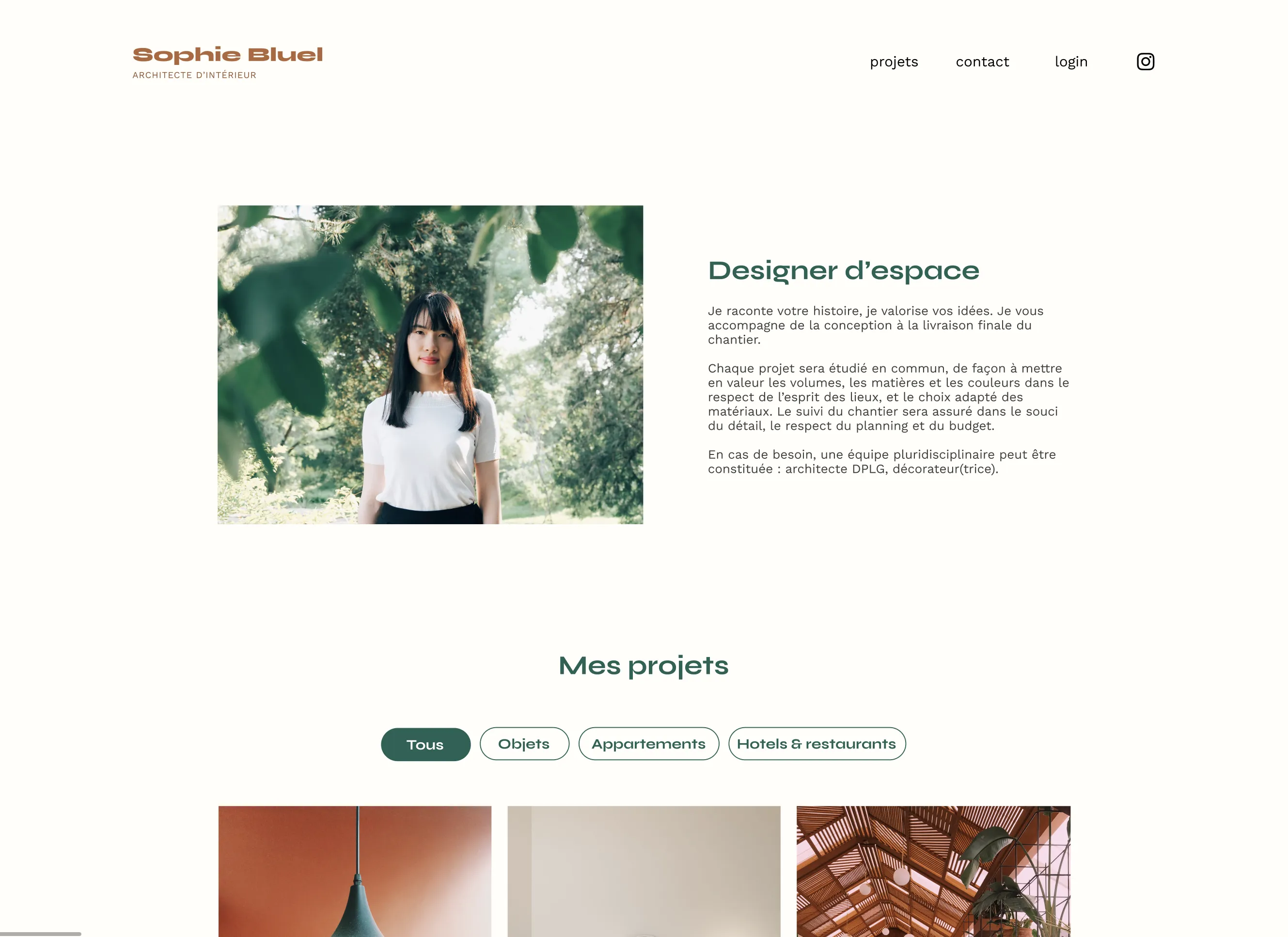 Image of Portfolio Sophie Bluel project